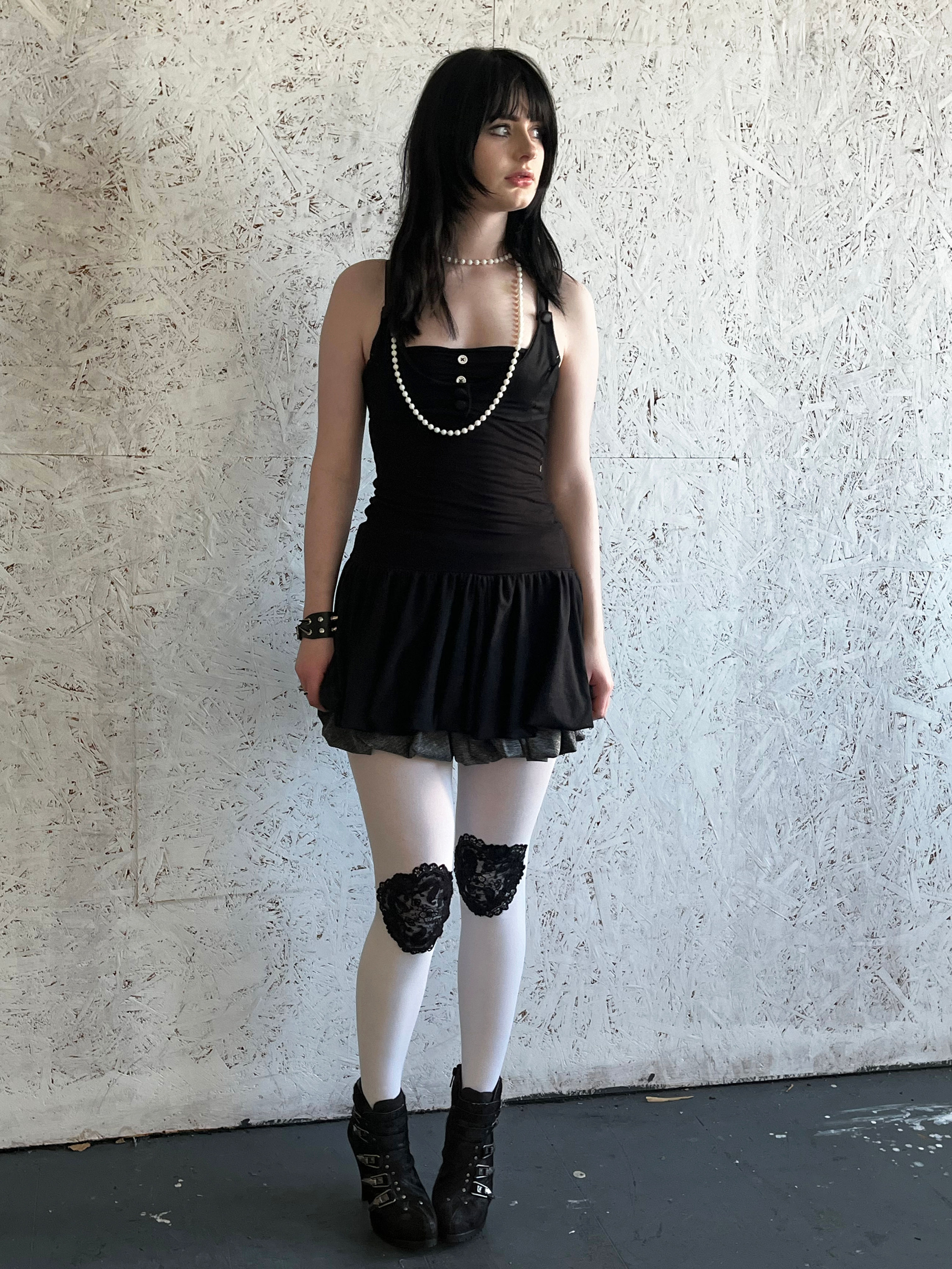 Black Jersey Bubble Dress