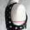 Thumbnail: Black Polka Dot Micro Waistcoat