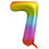 Thumbnail: Rainbow Foil Number Balloons 0-9 (34"/86cm)