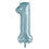 Thumbnail: Light Blue Number Foil Balloons 0-9 (34"/86cm)