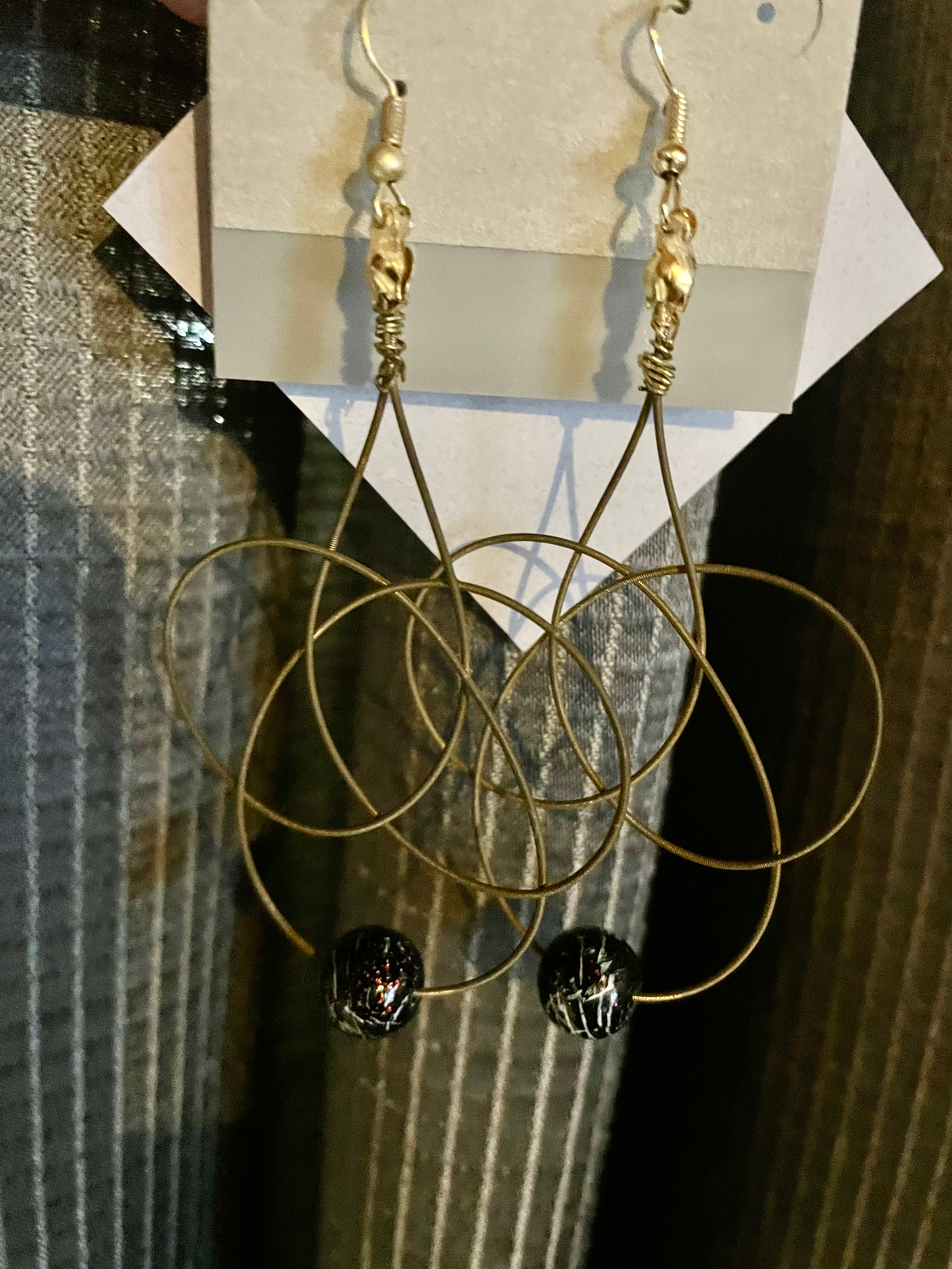 Guitar String Earrings