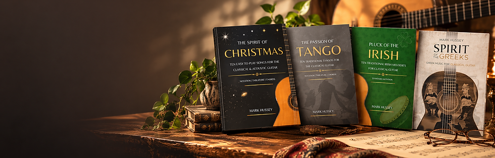 Guitar books by Mark Hussey