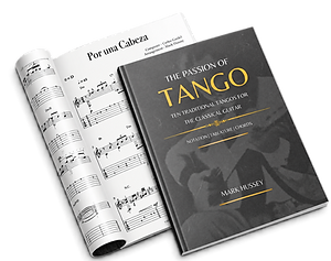 Guitar sheet music for tango
