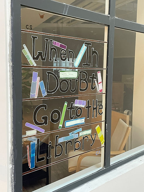 Library Glass Drawing