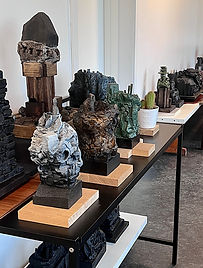 Stockade Sculptures Installation