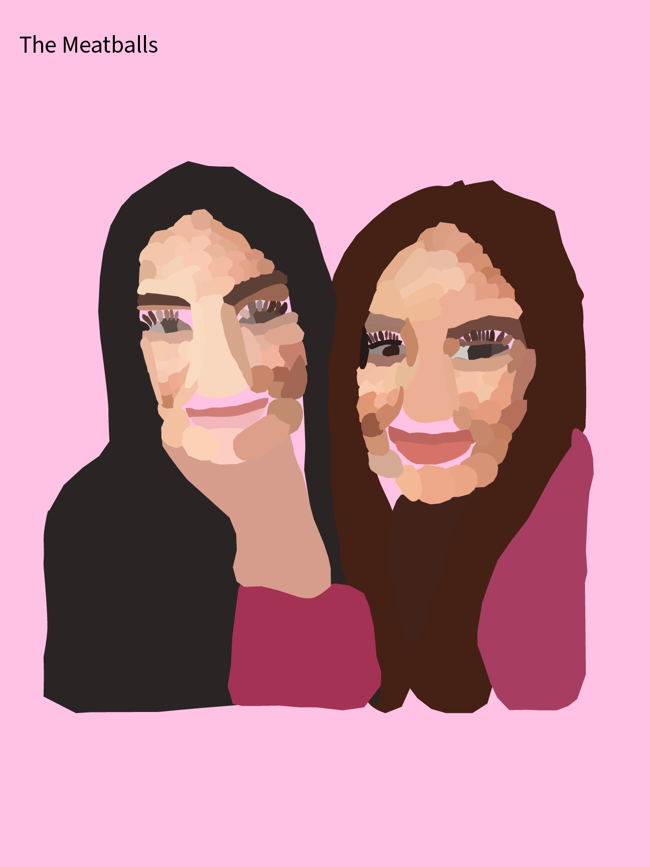 deena and snooki portrait