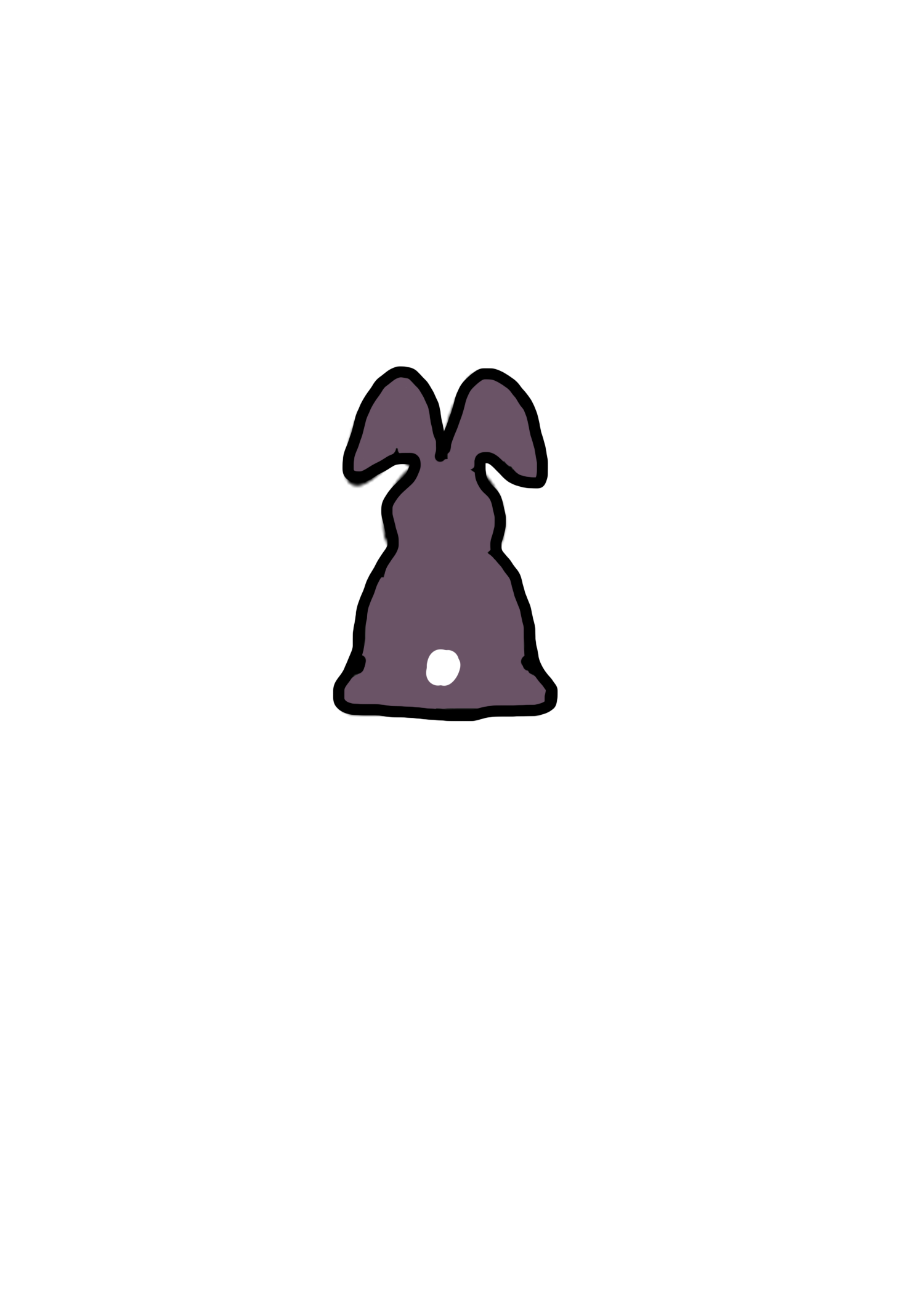 bunny sticker