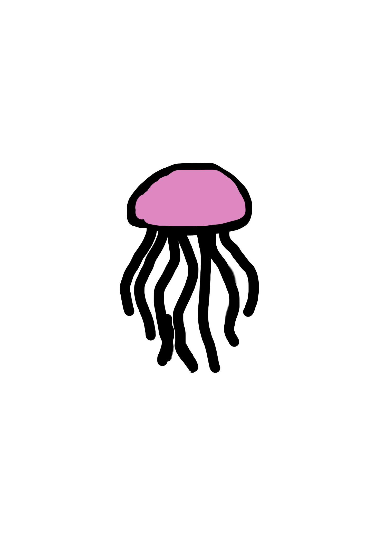 jelly fish sticker