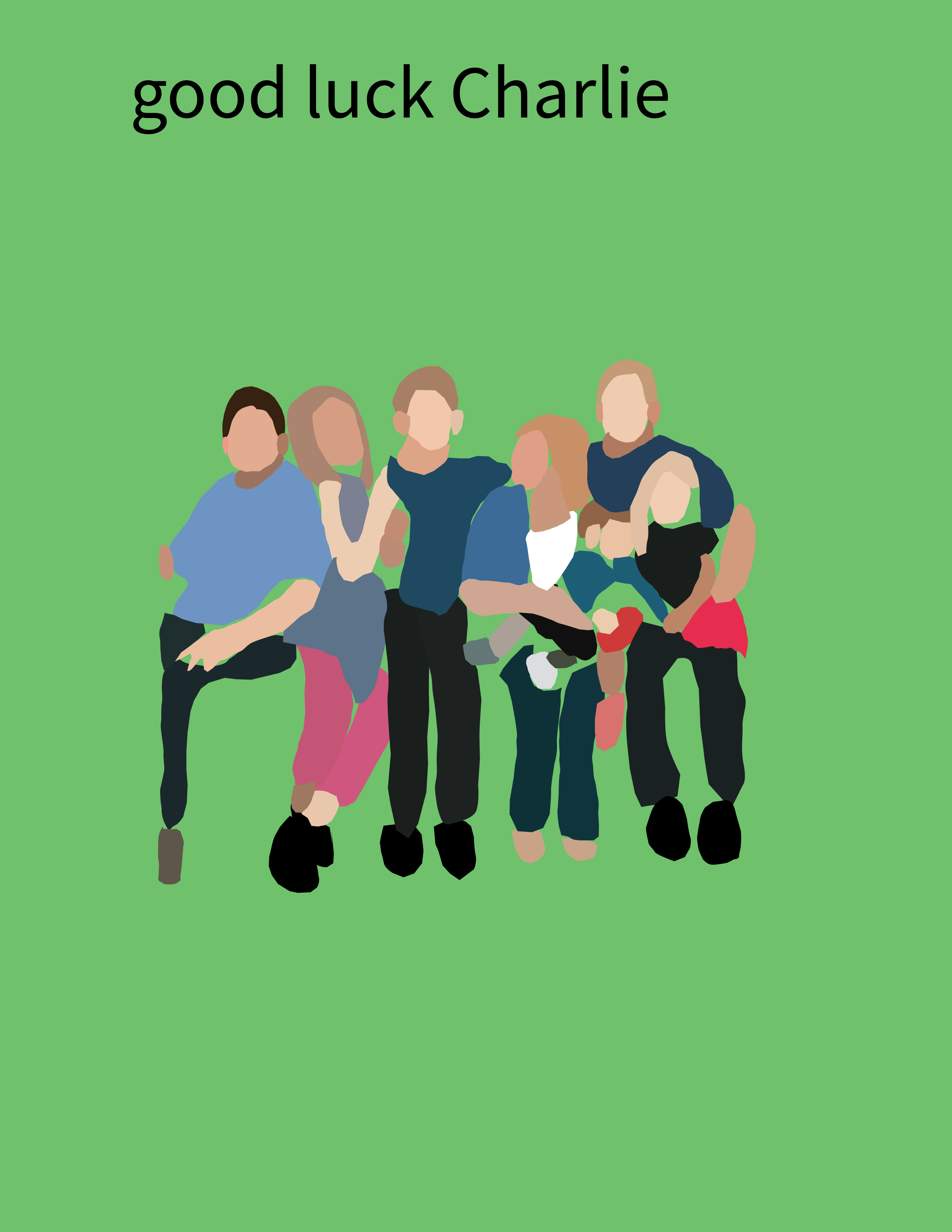 good luck charlie portrait