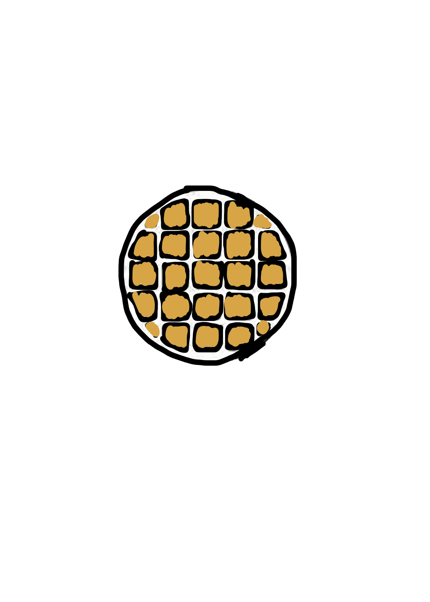 waffles sticker