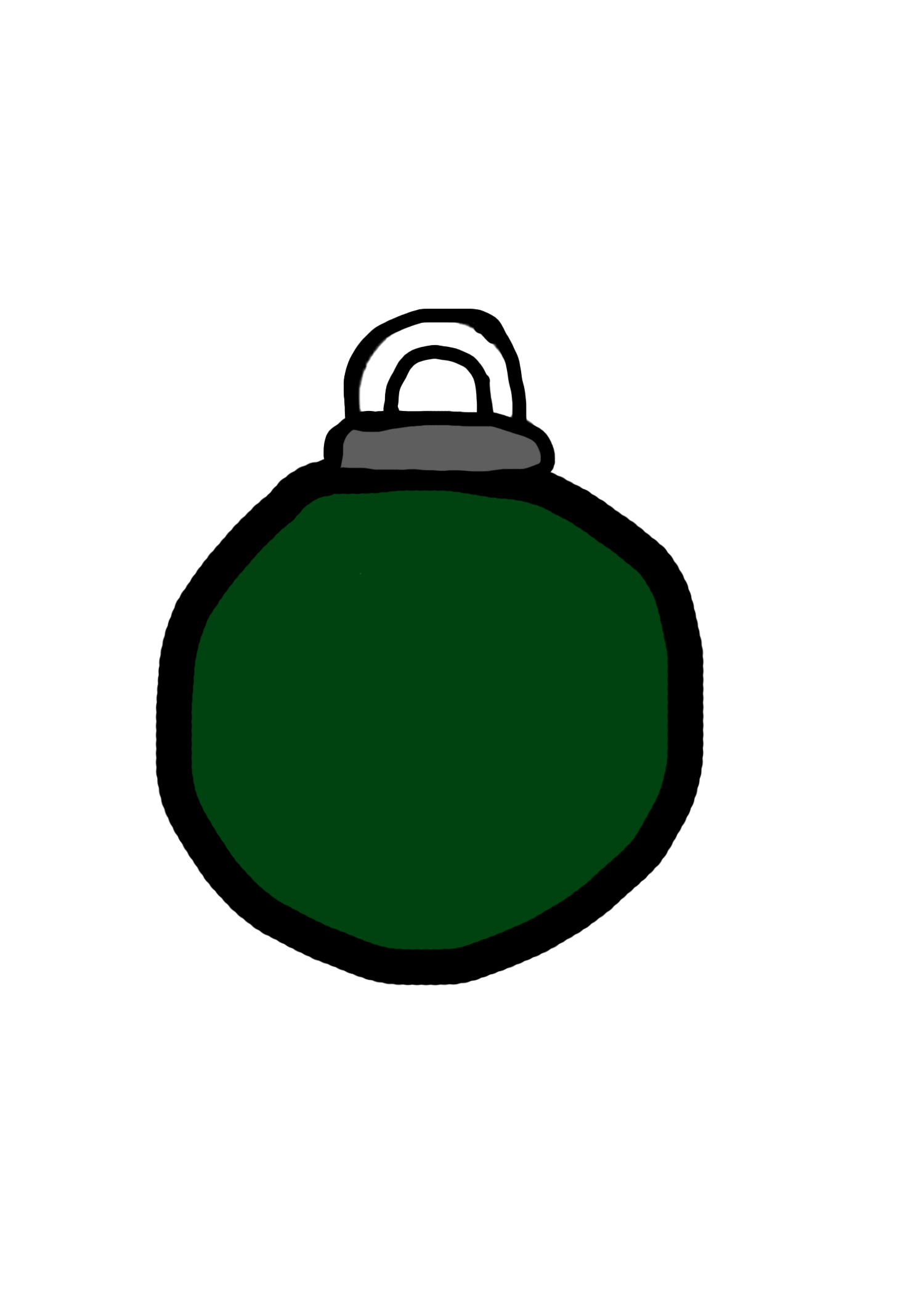 christmas ornament sticker #2