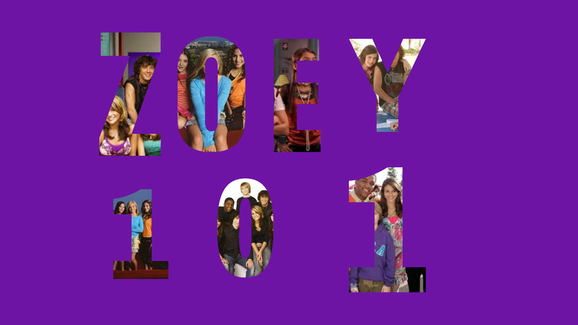 Zoey 101 ( letters inside print)