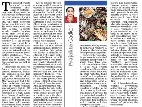 E-waste: Some surprising facts