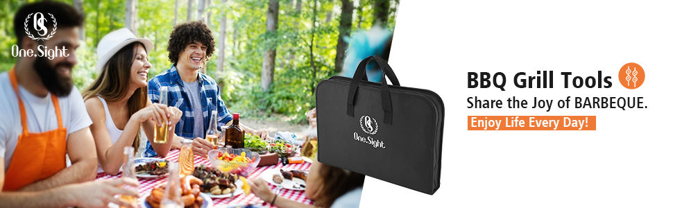 Miniatura: Kit de Parrilla BBQ de 27 Piezas en Acero Inoxidable: Accesorios Completos para