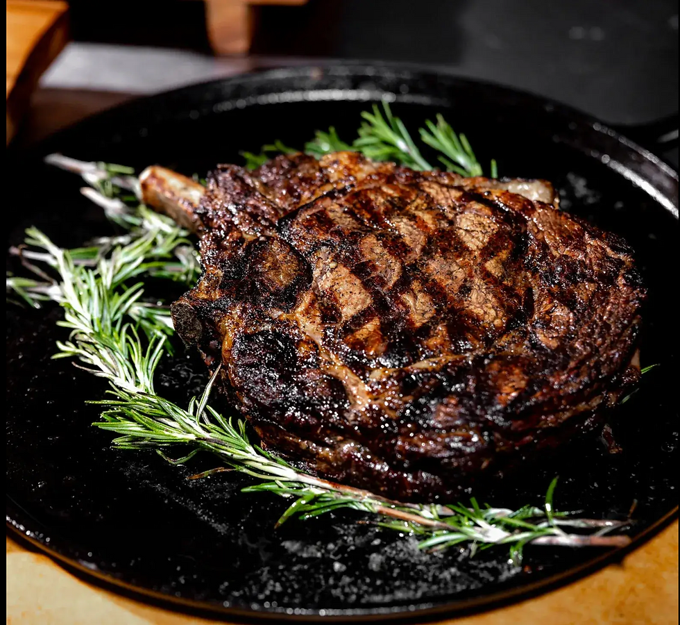 A gorgeous steak at The Falls of Blue Ridge