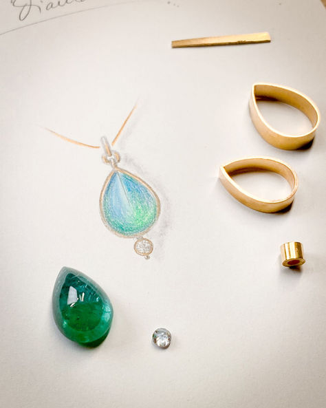 Ein besonderer Turmalin-Anhänge