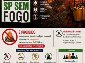Não Faça Queimadas - Defesa Civil