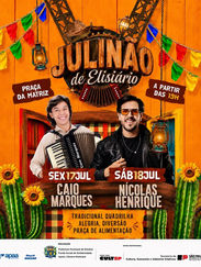 Vem aí o 5º Julinão de Elisiário