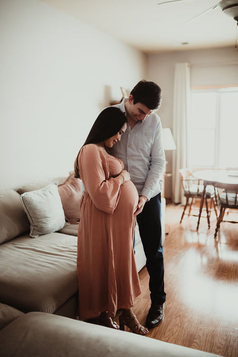 lifestyle newborn photo shoot NWI