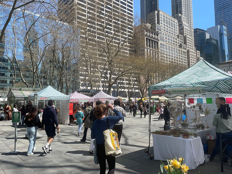 Stalls at Bryant Park