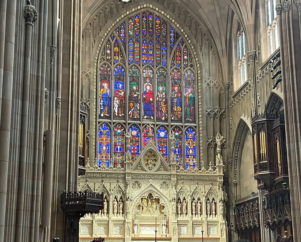 Stained Glass Windows in Trinity