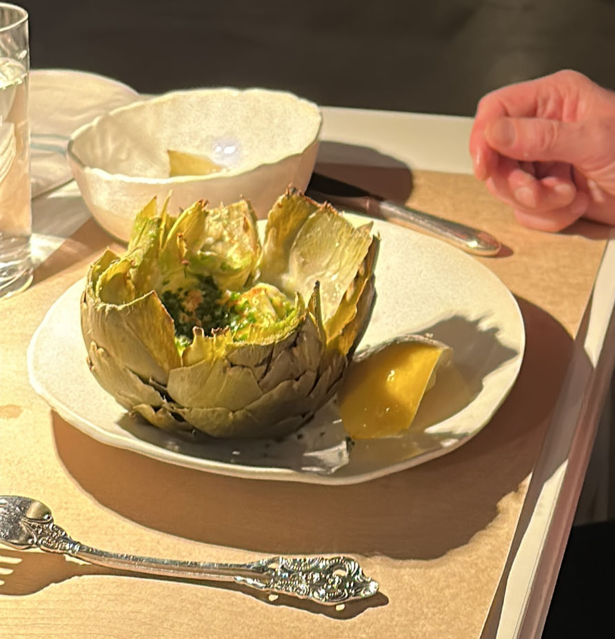 Roasted Artichoke at ABC