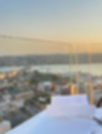 View overlooking Istanbul from Mikla rooftop terrace