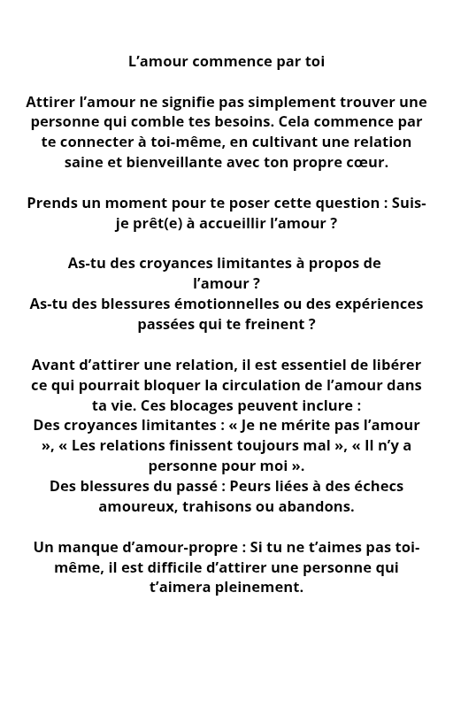 Miniature : Mon carnet pour attirer l'amour en 30 jours