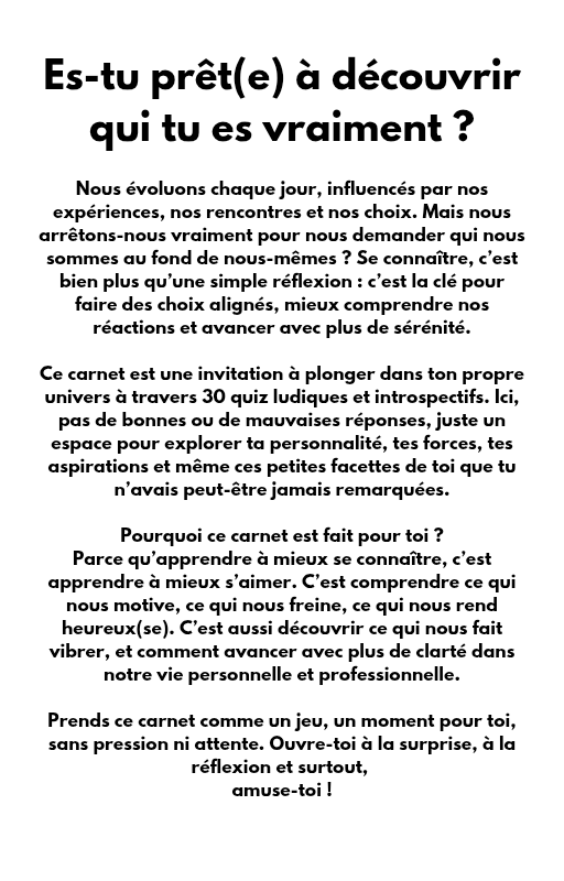 Miniature : 30 quiz pour découvrir qui tu es vraiment