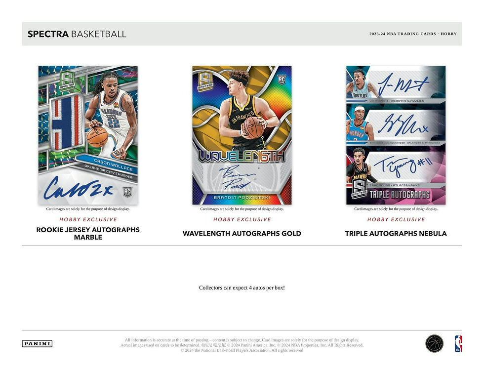 Thumbnail: 2023/24 Panini Spectra Basketball Hobby Box

