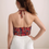 Thumbnail: Women & Girls' Boho Paisley Halter Crop Top