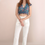 Thumbnail: Women & Girls' Boho Paisley Halter Crop Top