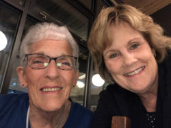 Gayle and Edith-new friends