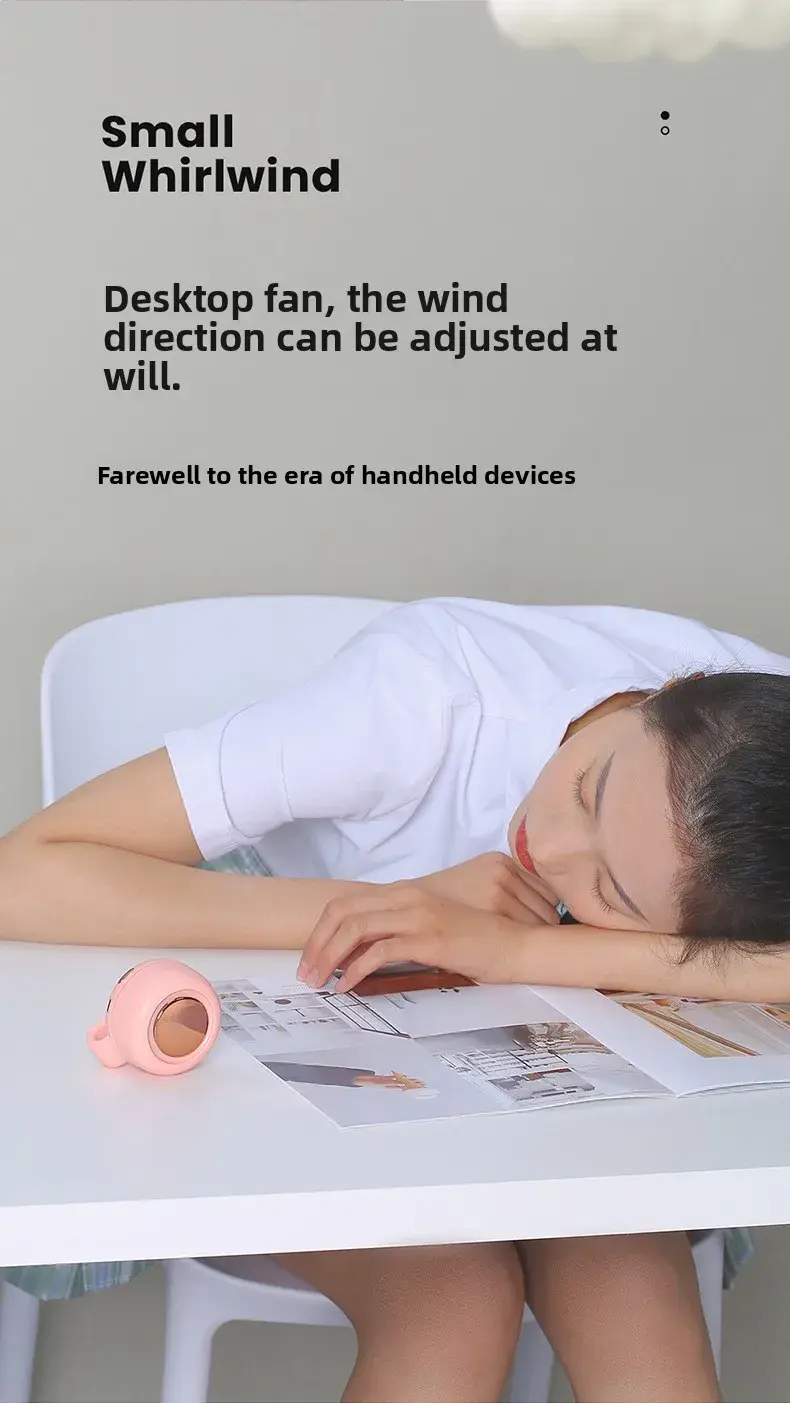 Miniatura: Ventilador Sem Lâminas Whirlwind Portátil  Conforto e Frescor em Qualquer Lugar