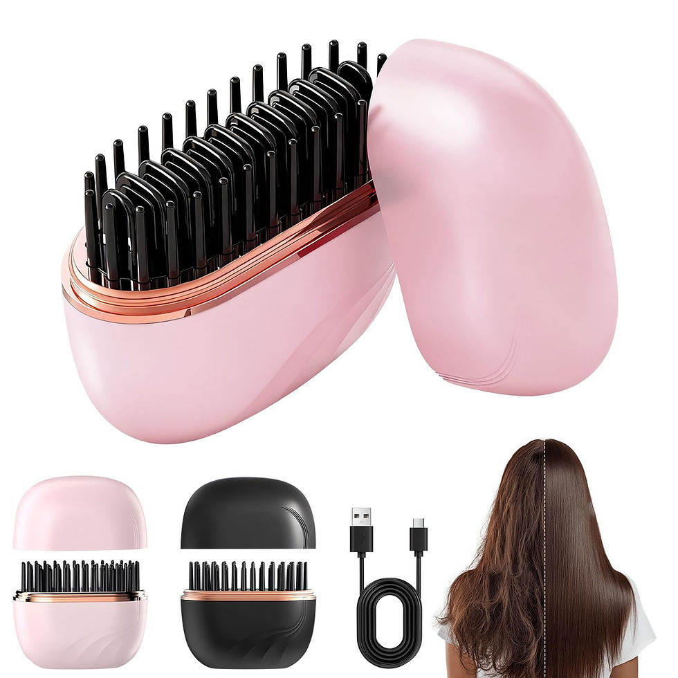 Miniatura: Mini Alisador de Cabelo Portátil Sem Fio Praticidade e Beleza em Qualquer Lugar!