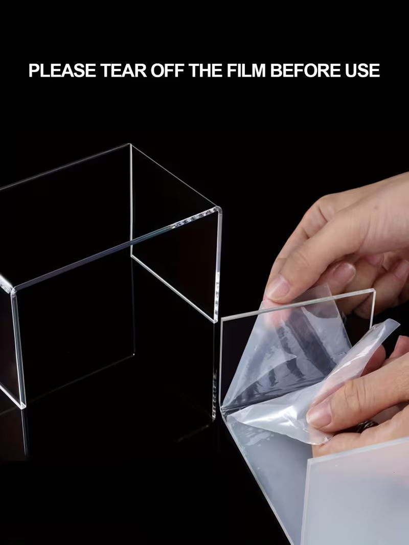 Miniatura: Organizador de cintos em acrílico transparente Até 7 compartimento