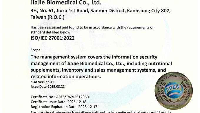 ISO 27001 certification
