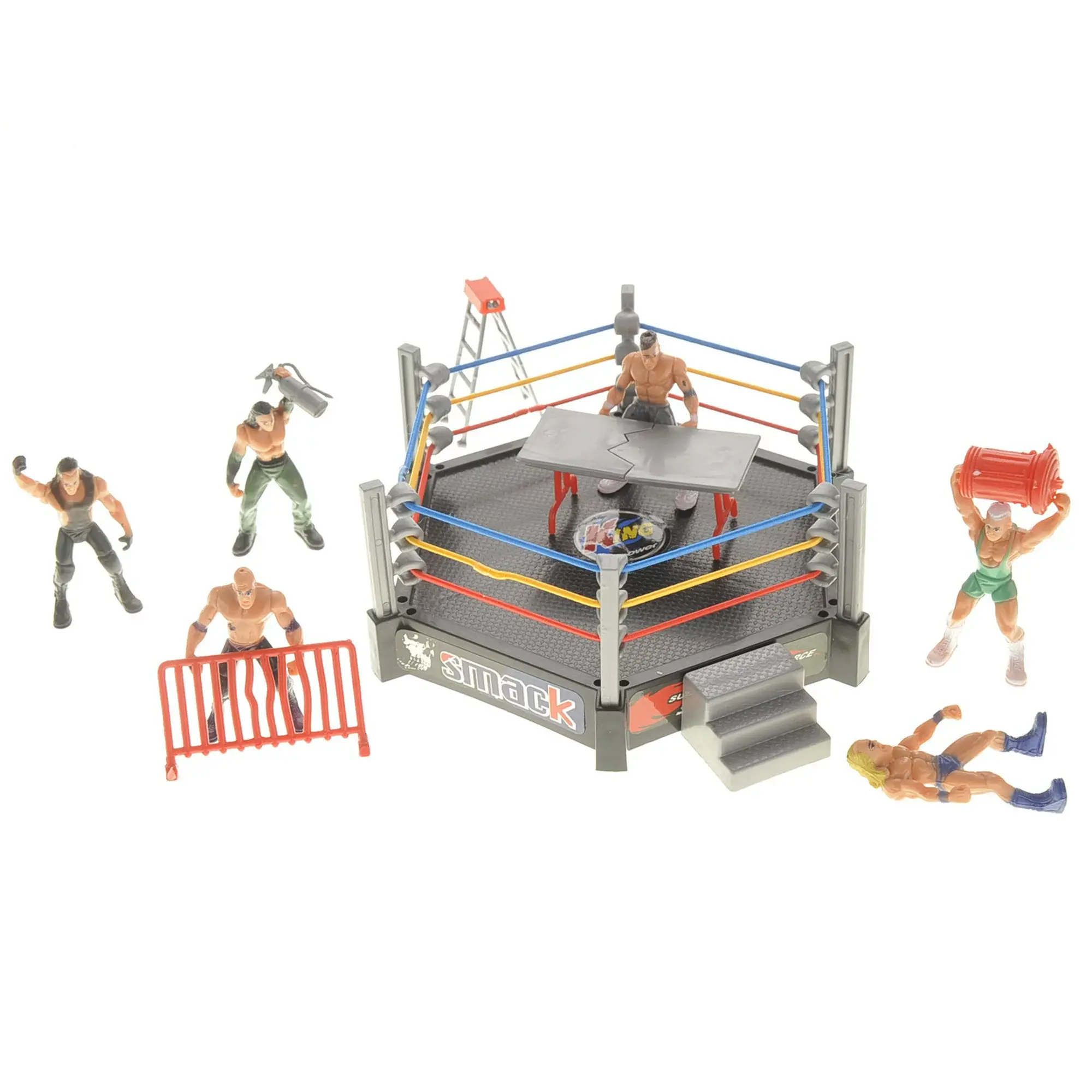 Smack, Wrestling Stage Ring With 12 Figures PS37D