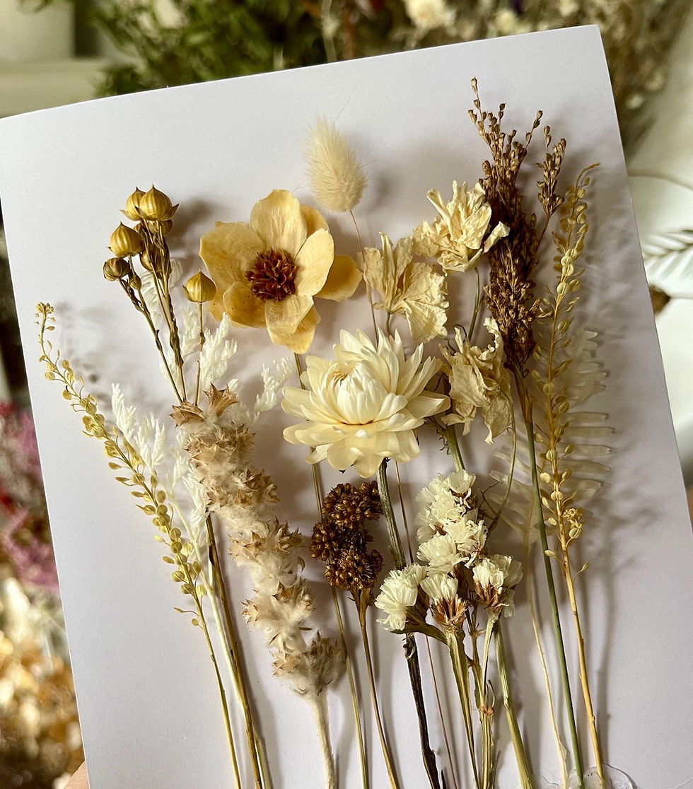 Thumbnail: Wildflower Blooms Dried Flower Frame
