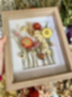 Thumbnail: Candy Blooms Dried Flower Frame