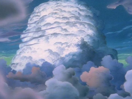 天、雲、空中...?