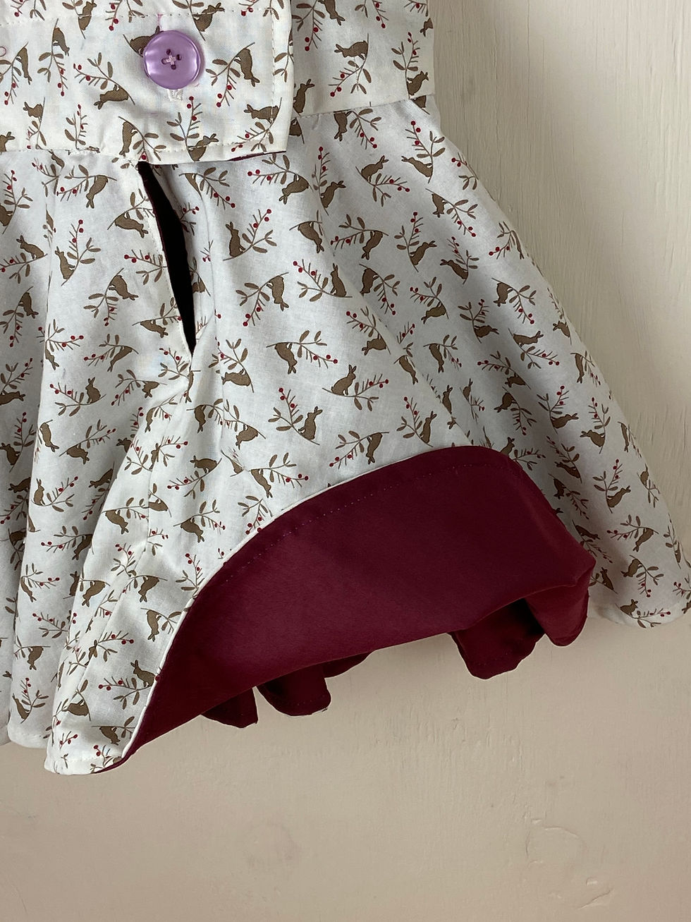 Thumbnail: Clara - swing cream pinafore - 2yrs