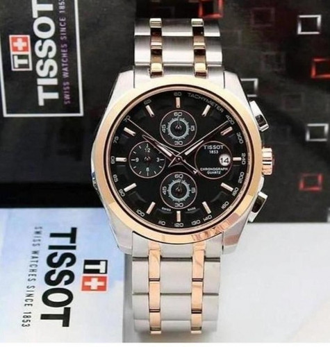 Tissot 1853 Black Dial Silver Belt Automatic Men's Luxury Wrist Watch |  Golden Oldie