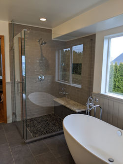 Frameless Shower