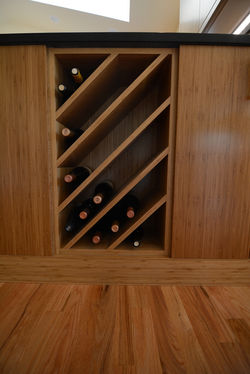Modern custom wine rack
