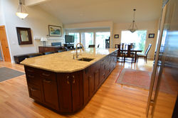 Open floor plan layout