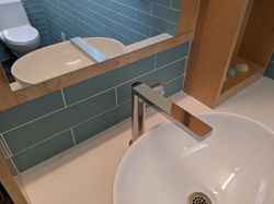 Sink Vanity and faucet