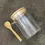 Miniatura: Pote De Vidro Redondo Tampa Bambu Hermético Com Colher 450ml