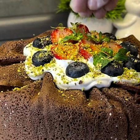 🍫 Bolo de Panquecas de Chocolate que Derrete na Boca