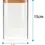 Miniatura: Kit 3 Potes Herméticos de Vidro 1L com Tampa de Bambu